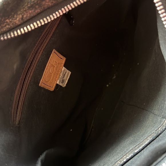 CoFi Mollie suede Cross-Body Convertible Clutch - Picture 4 of 5